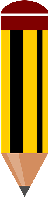 Pencil, Pen, Pointed, Writing - Pencil Clipart Vertical (320x640)