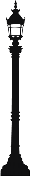Awesome Street Lamp Street Lamp With Lamp Wall Png - Black Lamp Post (600x600)