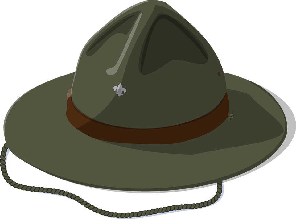 Usa Clipart Hat - Scout Hat Clipart (960x710)