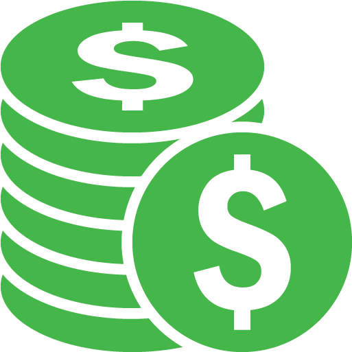 Fee, Financial, Income, Pay, Payment, Salary, Service - Money Silhouette Png (768x512)