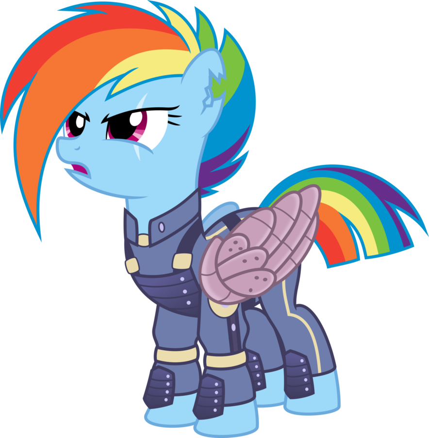 Soldier Dash By Thunderelemental On Deviantart - Sombra War Rainbow Dash (884x903)