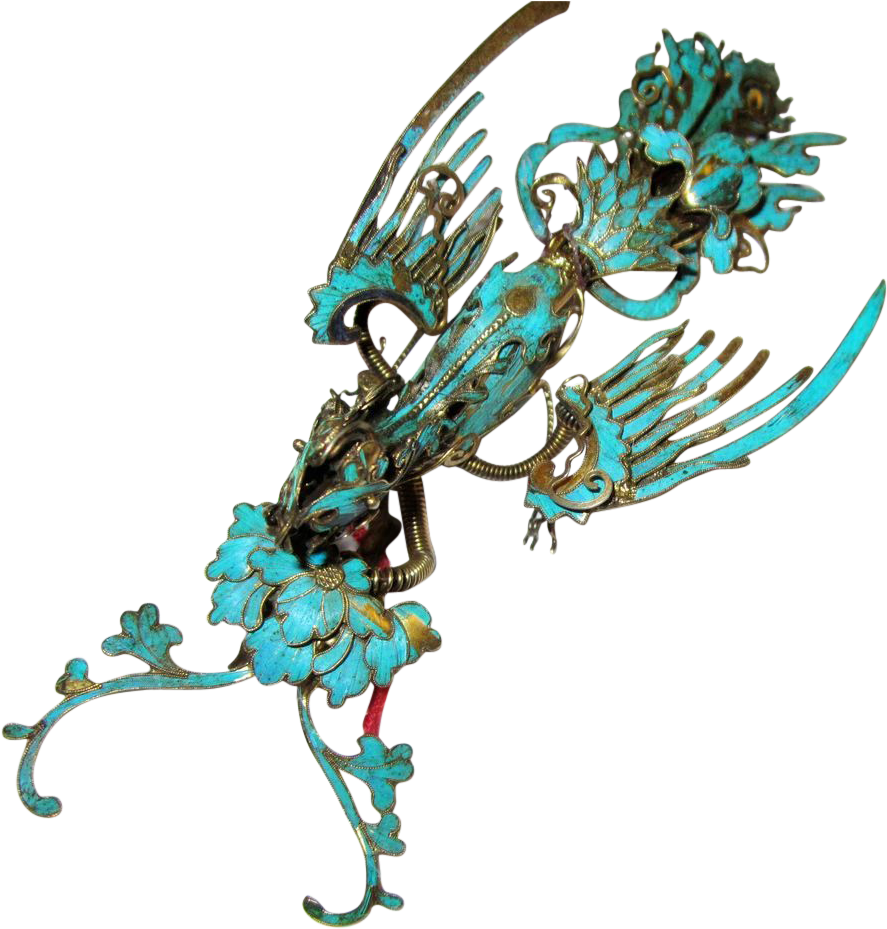 Extraordinary Chinese Kingfisher Double-sided Pendant - Illustration (928x928)