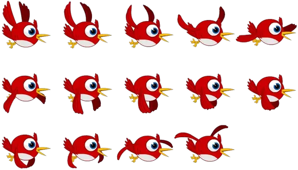Besides Body Mechanic Timing Is Also One Of The Most - Bird Sprite Sheet Png (602x332)