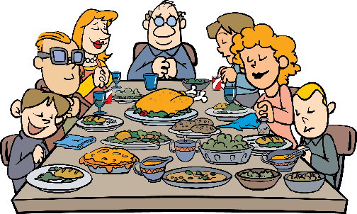 After Thanksgiving Dinner Clip Art Â€“ 101 Clip Art - Thanksgiving Dinner Clipart (504x302)
