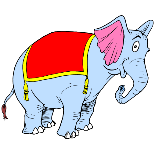 Elephant Clip Art For Kids Archives - Circus Coloring Pages (508x508)