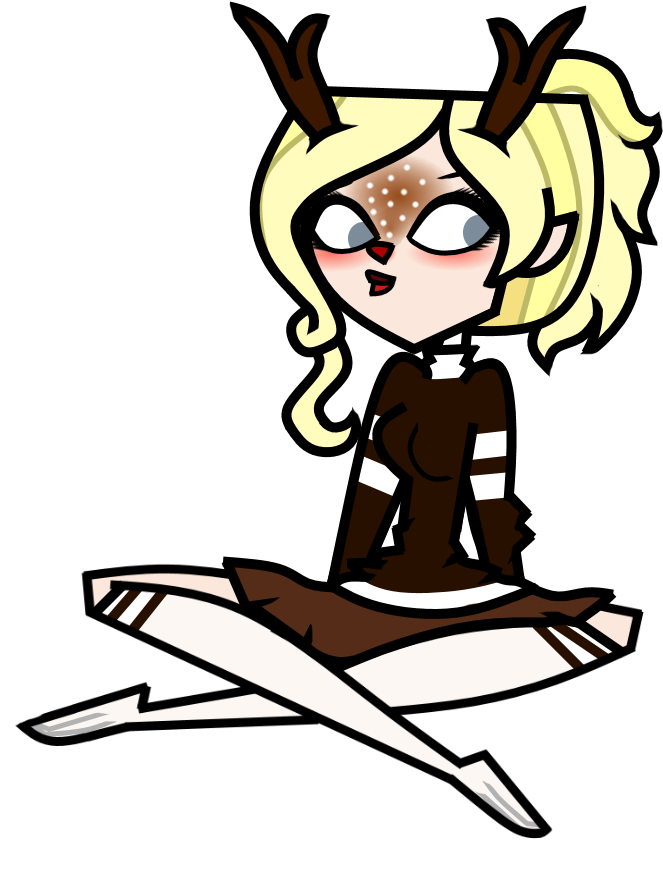 Pretty Little Reindeer By Haylieboyd - Reindeer (720x921)