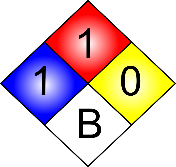 Nfpa Diamond Clip Art At Clkercom Vector Online Royalty - Sodium Dodecyl Sulfate Nfpa (600x571)