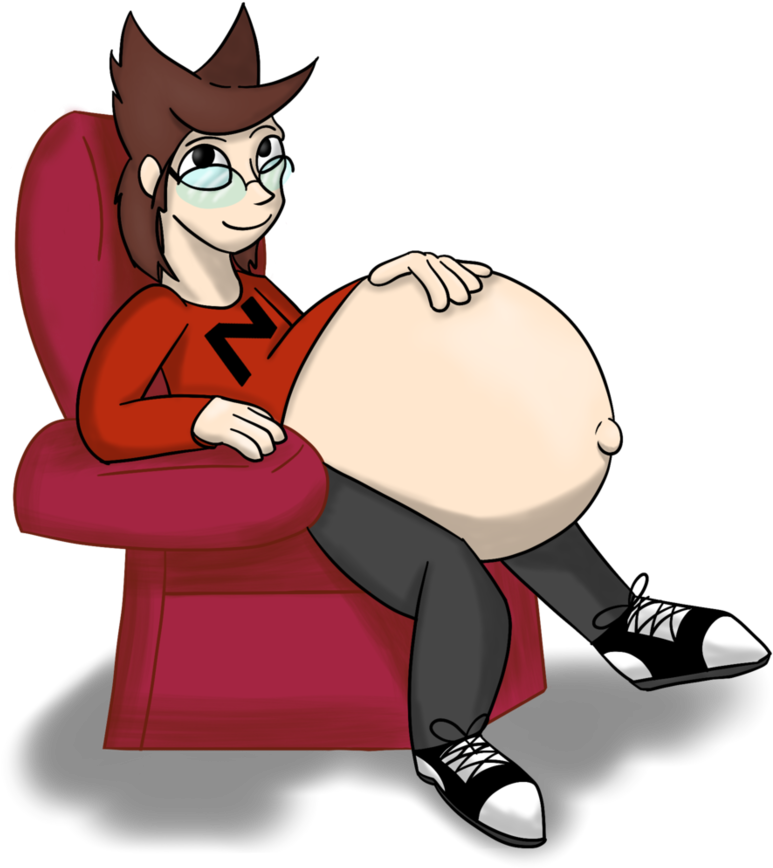 Nick In The Comfy Chair By Spazknot - Cartoon (894x894)