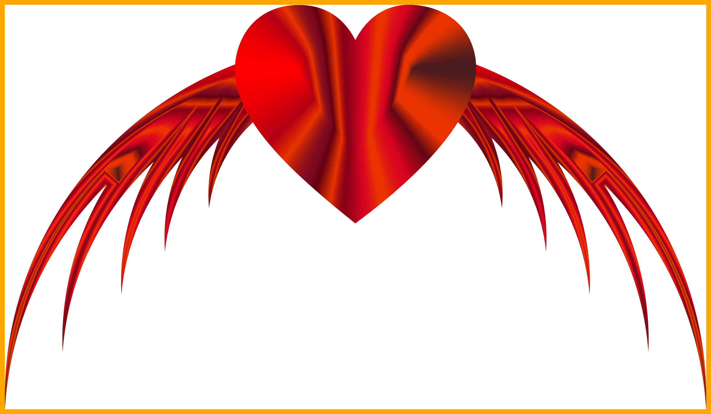 Fish Png Fish Png Art Marvelous Flying Heart Png Clip - Portable Network Graphics (2270x1322)