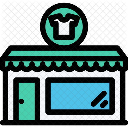 Clothing, Store, City, House, Realtor, Real, Estate - Clothing Store Icon (512x512)