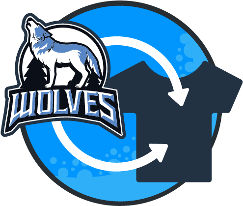 Add Your Logo - Arctic Wolf Cufflinks (solid Bronze) (505x505)