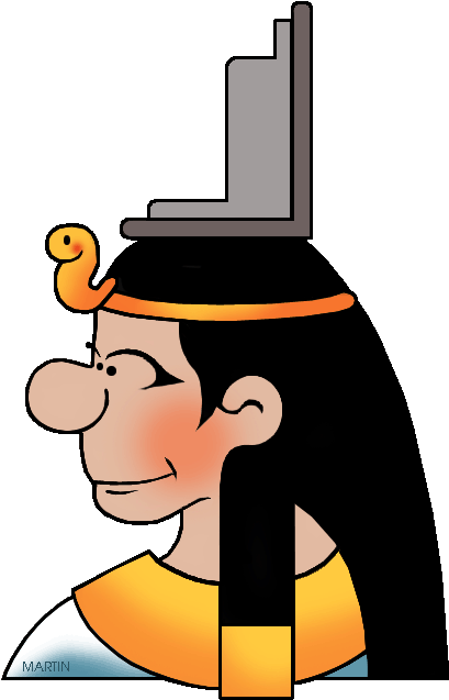 Nile River Illustrations And Clipart 230 Can Stock - Isis From Ancient Egypt (452x648)