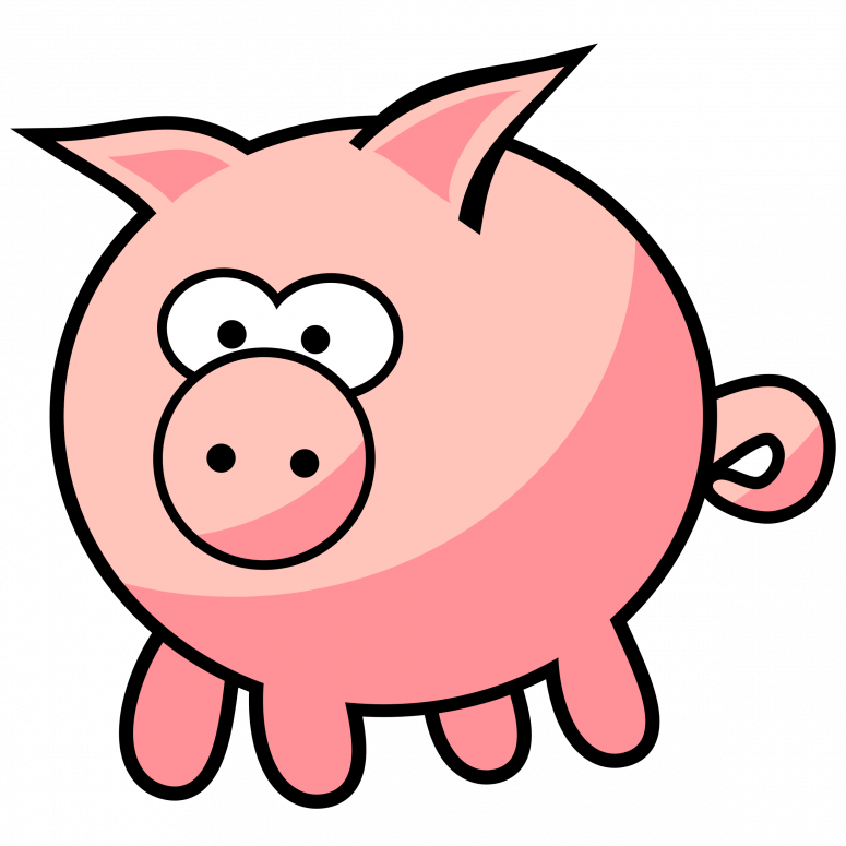Search Can Stock Photo For Royalty Free Ilration, Royalty - Cartoon Pig Transparent (775x775)