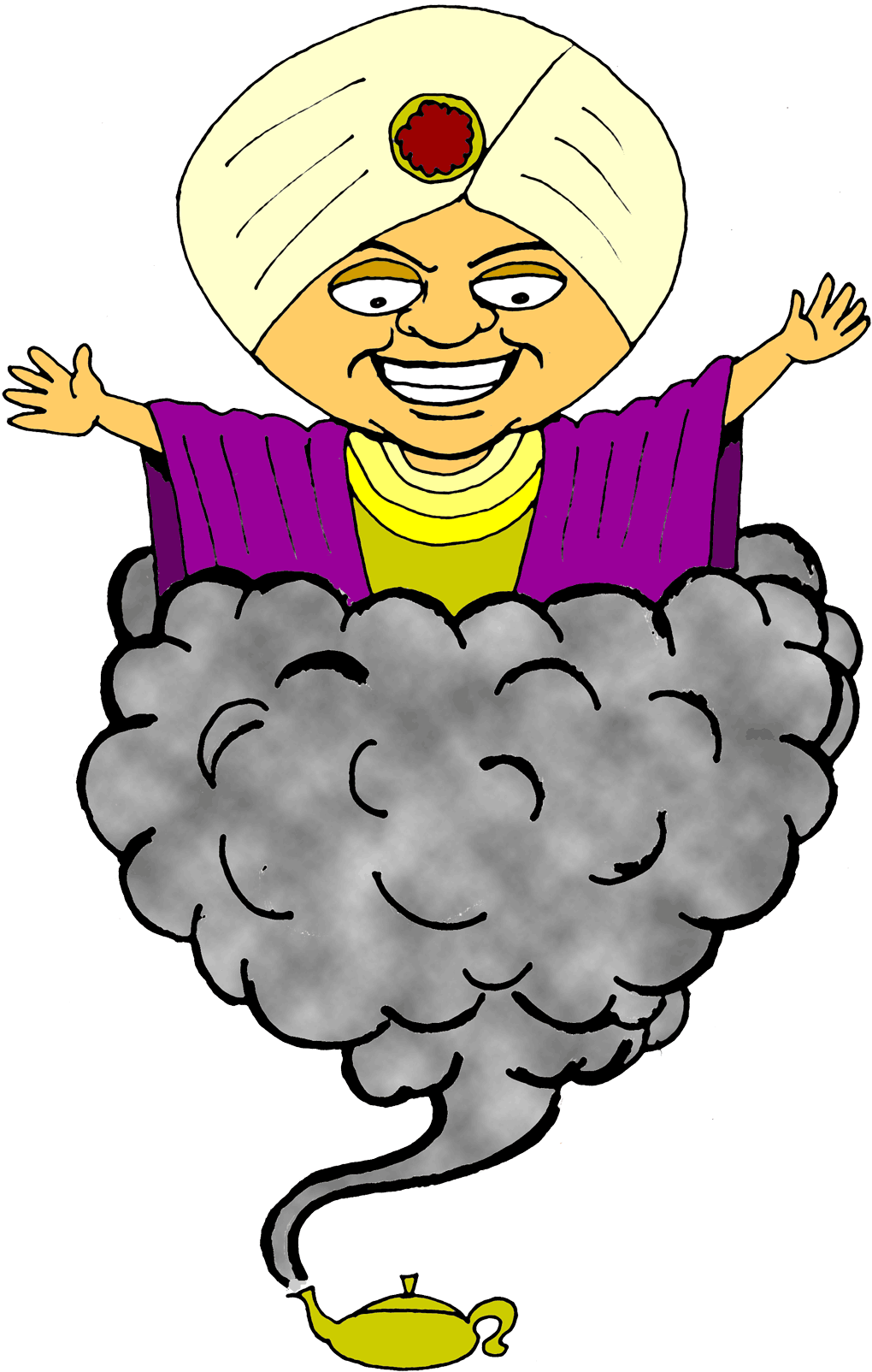Genie Clipart Can Stock Photo - Clip Art (1050x1615)