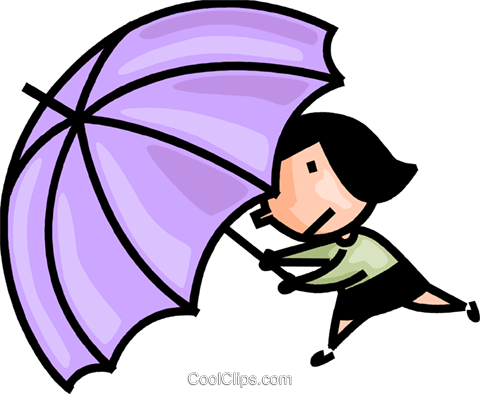 Mujer Sorprendida En La Lluvia Libres De Derechos Ilustraciones - Mujer Sorprendida En La Lluvia Libres De Derechos Ilustraciones (480x394)