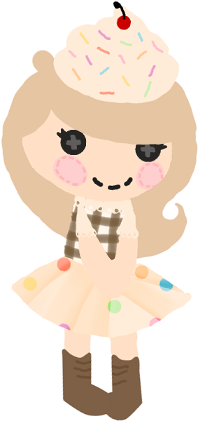 Vanilla Cupcake Crunch By Adorablerainbowrush - Cartoon (338x619)