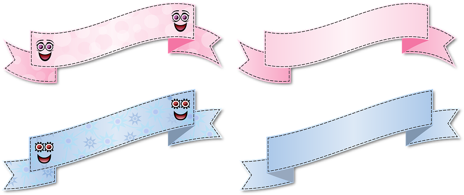 Banner, Wave, Arch, Copy Space, Blank, Face, Baby, - Child (960x480)