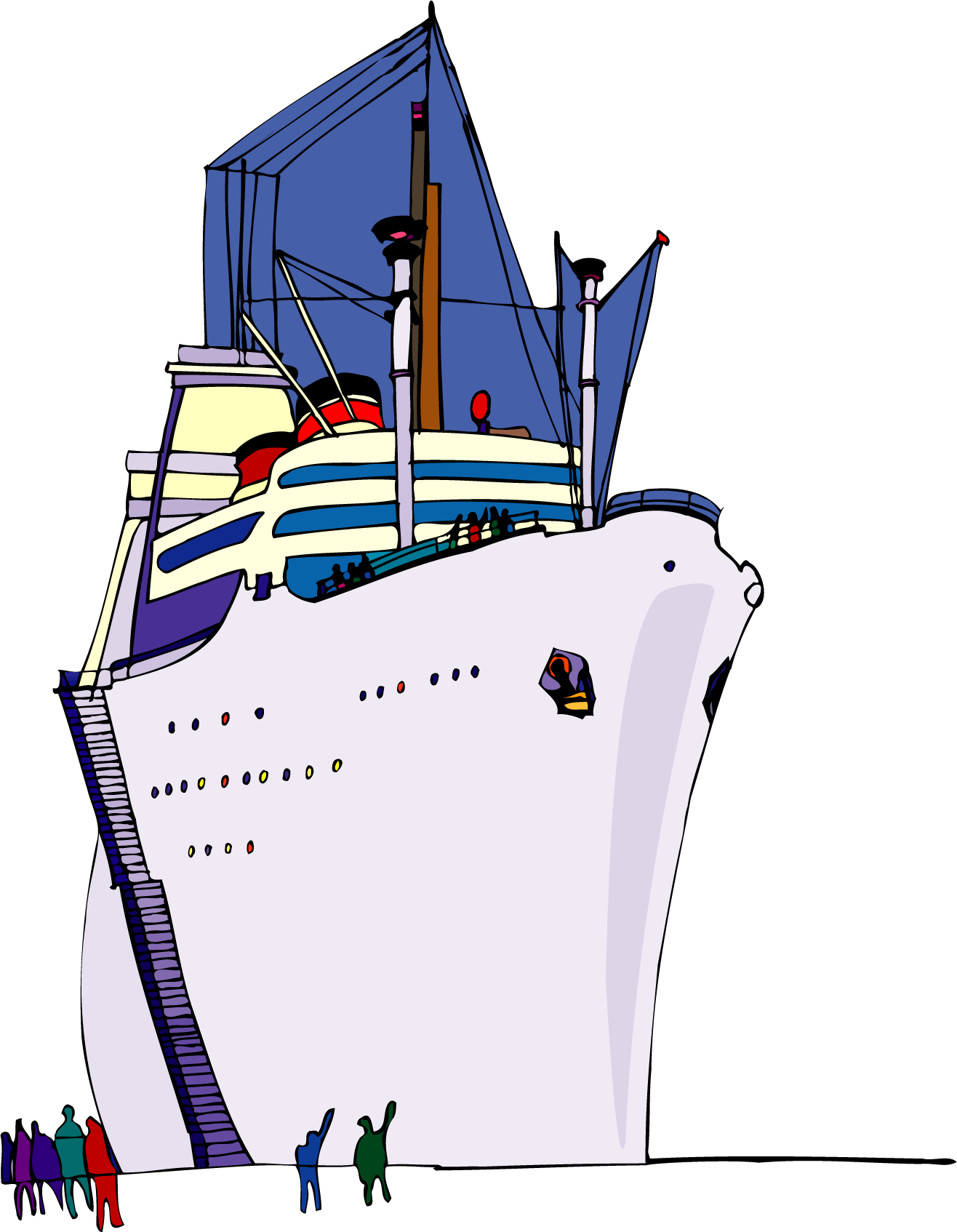 Clipper Ship Clip Art - Illustration (1316x1694)