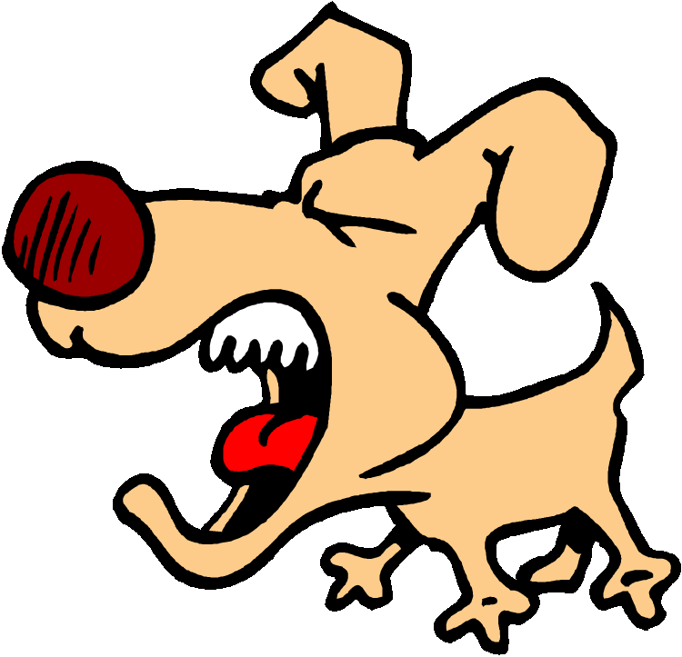 Cartoon Dog Gifs Search - Barking Dog Clip Art (750x723)