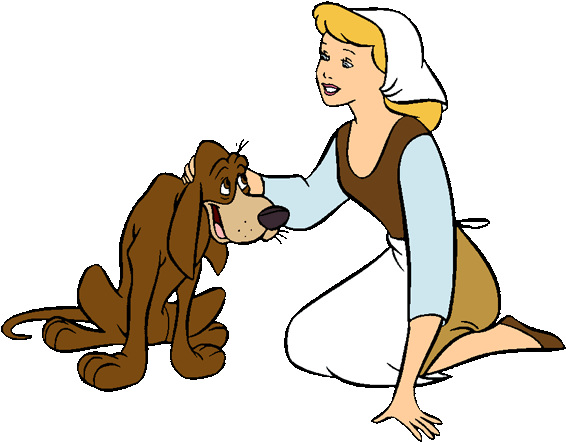 Puppy Clipart Dog Rescue - Dog From Cinderella (600x466)