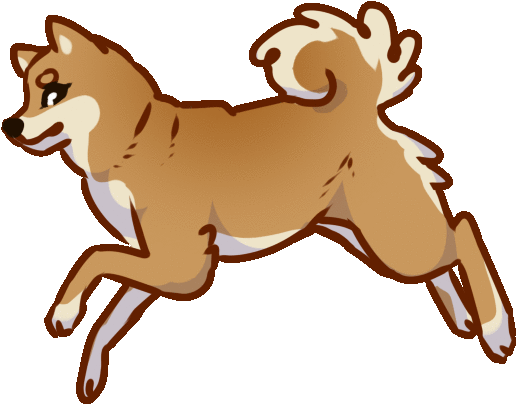 Run Shibe Run By Beiipaws - Shiba Inu (1000x800)