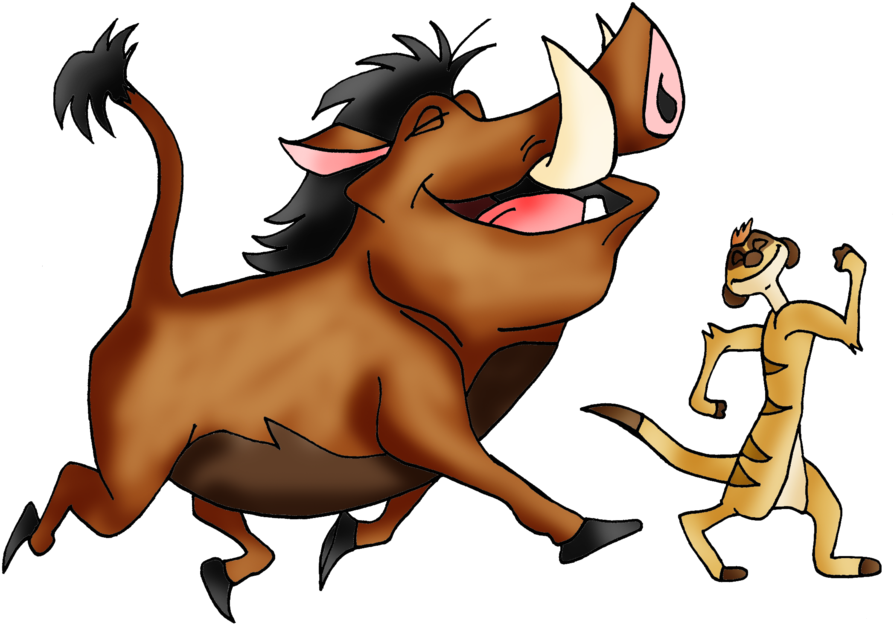 Wild Animals By Luthien-black - Cartoon (900x632)