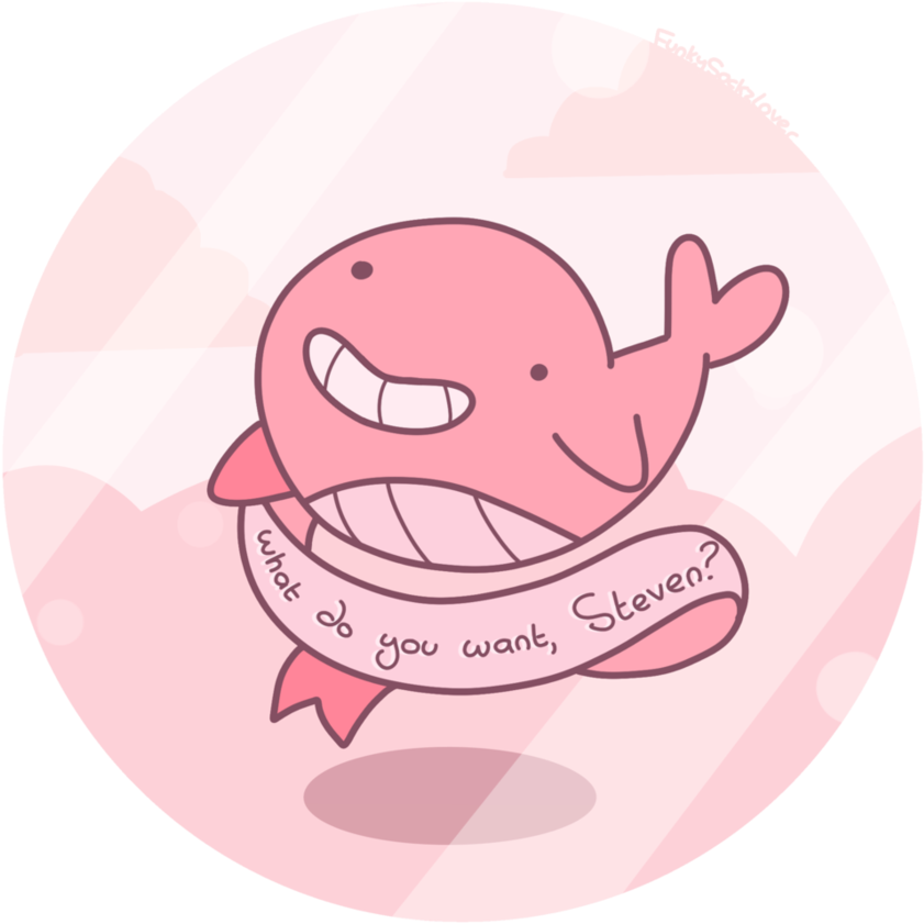 Tiny Floating Whale By Funkysockzlover - Steven Universe Motivational Quotes (900x887)