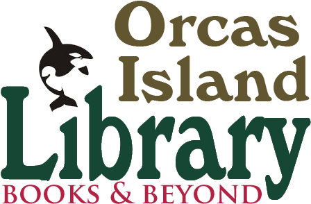 Orcas Island Library Logo - Killer Whale Sticker (450x300)
