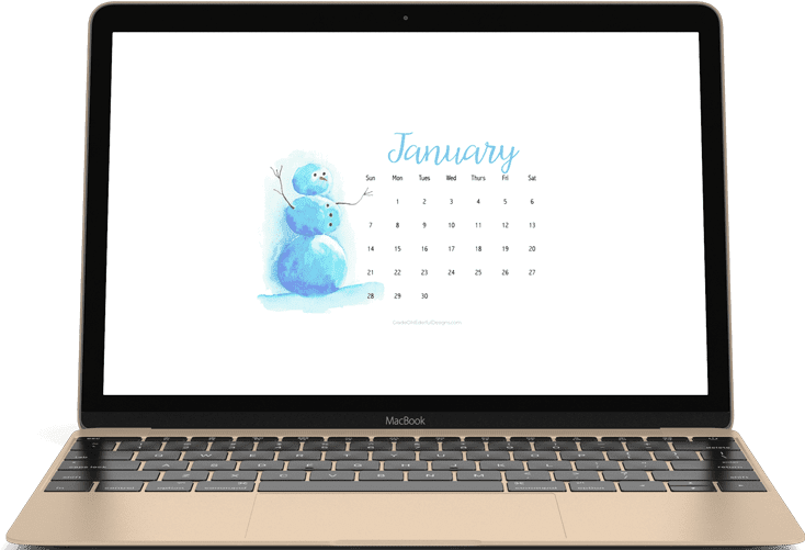 January 2018 Free Calendars For Your Desktop Or Phone - Webtutor (1157x500)