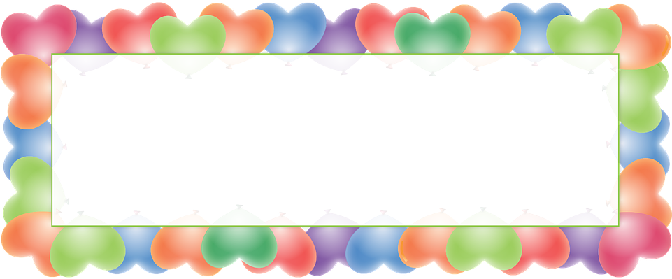 Baby Shower Border 23, Buy Clip Art - Gambar Bingkai Balon Png (960x480)