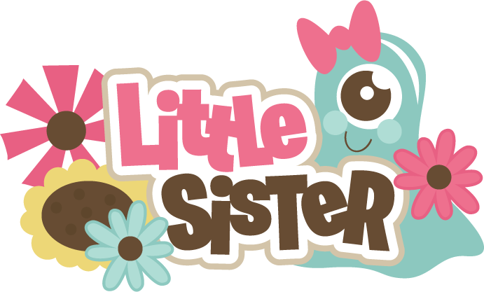 Little Sister Svg Scrapbook Title Brother Svg File - Brother And Sister Title (691x417)