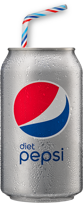 Diet Pepsi Light, Crisp & Refreshing - Diet Pepsi Cans (317x777)
