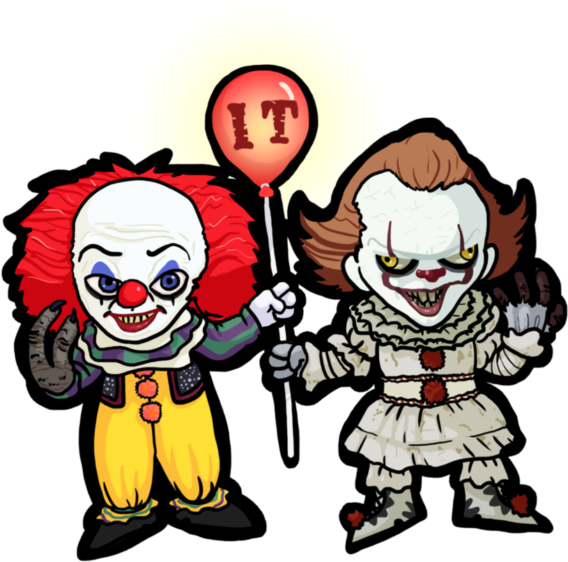 Pennywise Twins By Ghostyce On Deviantart - It (946x844)