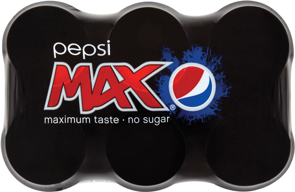 Pepsi 6 Pack Max Can 6x330mlpng - Pepsi Max (1000x1000)
