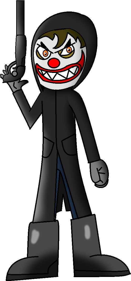 Scareclown By Scfofficial Scareclown By Scfofficial - Cartoon (638x1274)