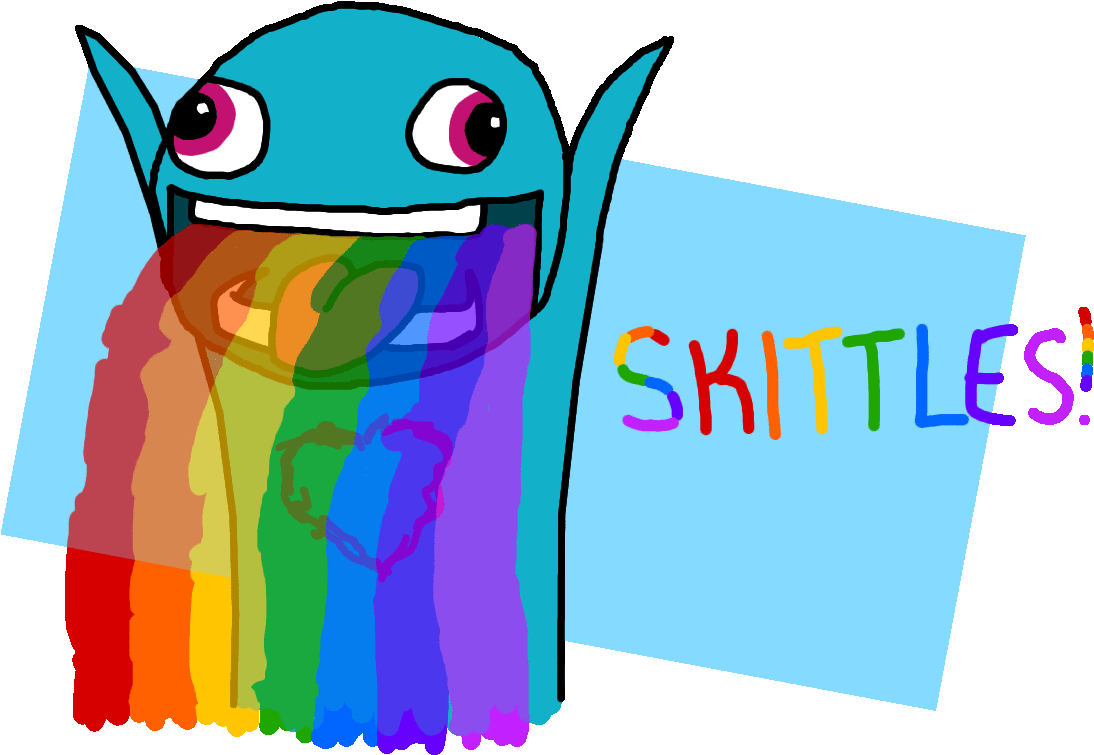 Skittles The Makins Of Glorious Rainbow Puke By Elizafrizzle-d5bz2mg - Skittles Rainbow Gif (1244x944)