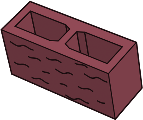 Decorative Block 140 - Wood (600x600)