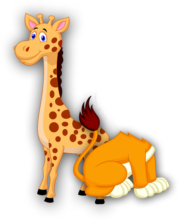 Kids And Parents Love Us - Giraffe (695x765)