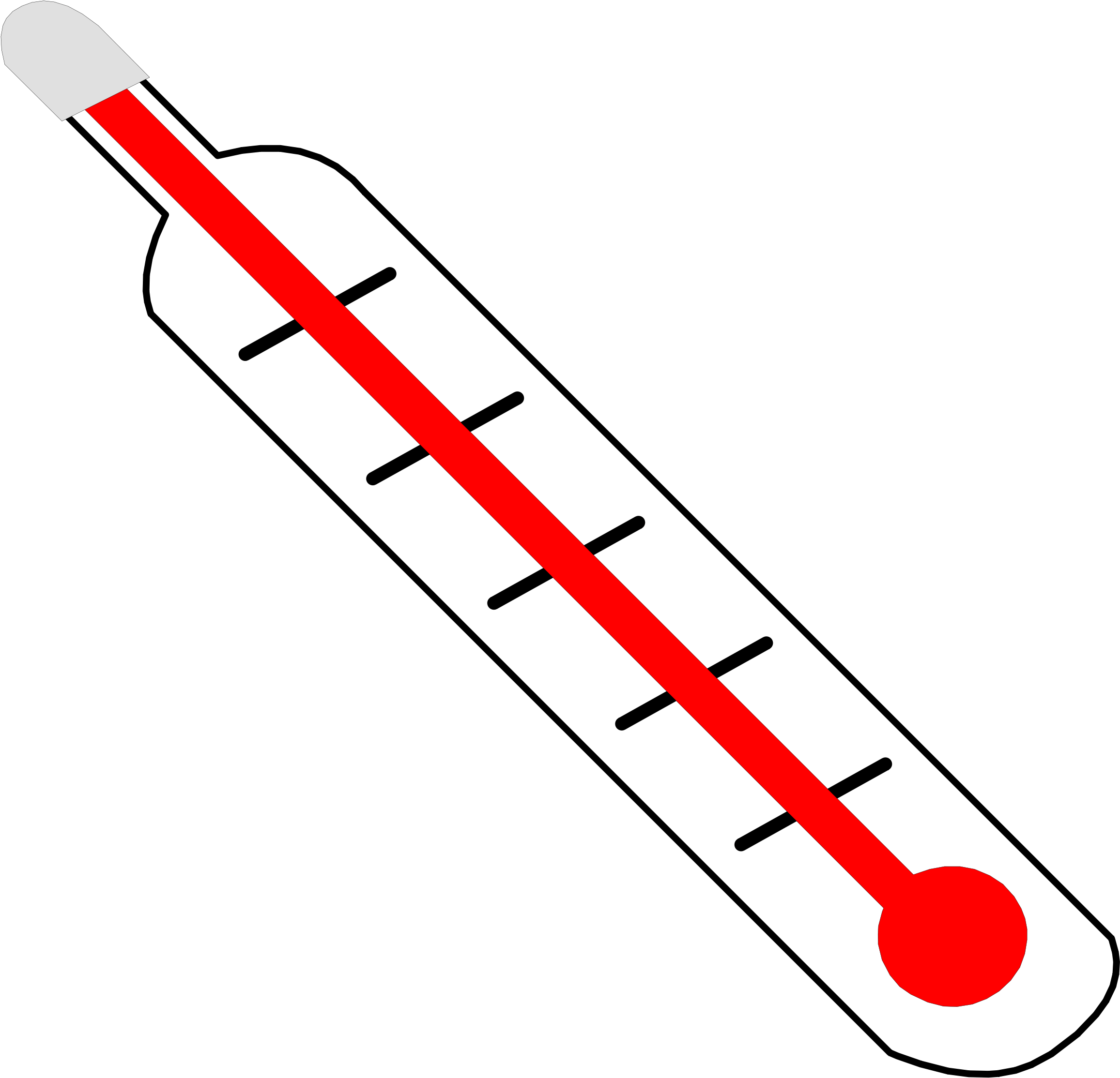 Freezing Thermometer Clip Art - Temperature (2400x2323)
