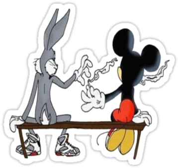Bugs Bunny Smoking Weed - Ehh What's Up Doc (375x360)