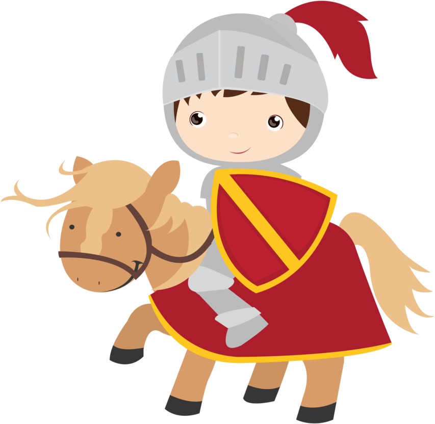 Princesas E Cavaleiros - Princess And Knight Clipart (889x900)