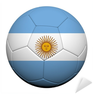 Argentina Flag Pattern 3d Rendering Of A Soccer Ball - Ball (400x400)