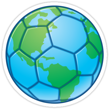 World Cup Soccer Ball Png Planet Earth World Cup Soccer - World As A Soccer Ball (375x360)