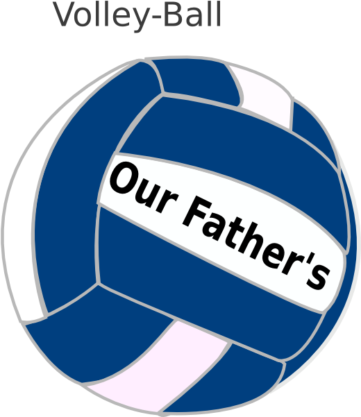 Ourfather S Volley Ball Svg Clip Arts 582 X 600 Px - Our Father Prayer Poster (582x600)