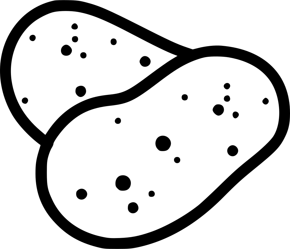 Vegetables Root Potato Healthy Nutritious Svg Png Icon - Line Art (980x842)