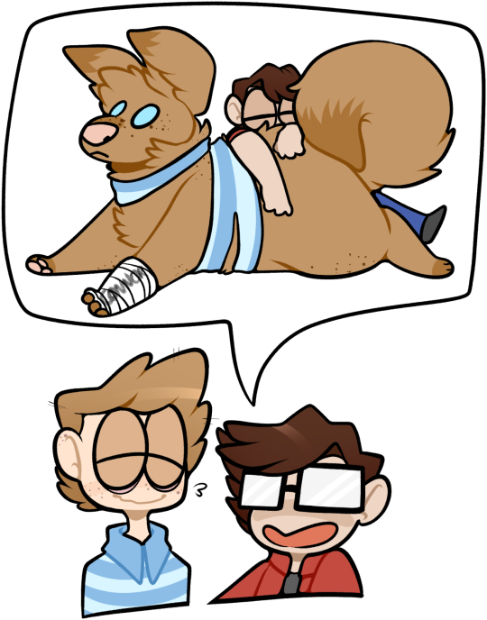 He's Very, Very Fluffy - Cartoon (540x688)