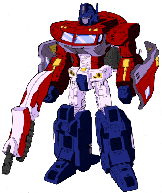 Classics Optimus Prime By Darkton93 - Classic Optimus Prime Cartoon (525x625)