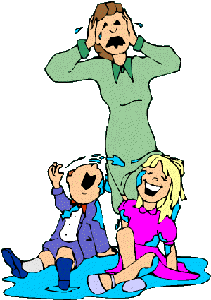Crying - Kid - Clipart - Children Being Bad Clipart (309x425)