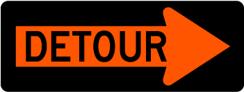 Detour Traffic Sign (400x300)