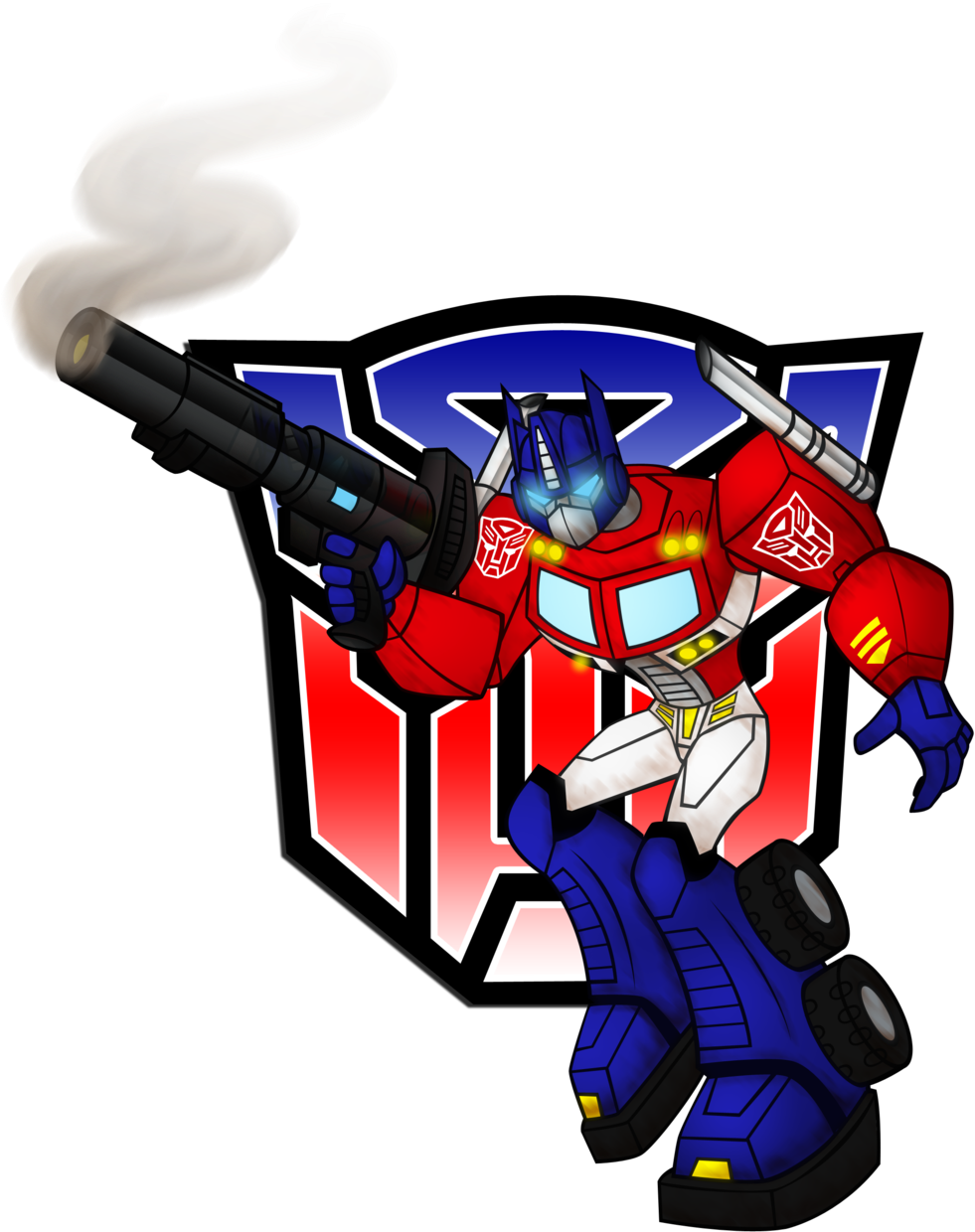 G1 Optimus Prime By Omegasunburst - G1 Optimus And Animated Optimus (1024x1298)